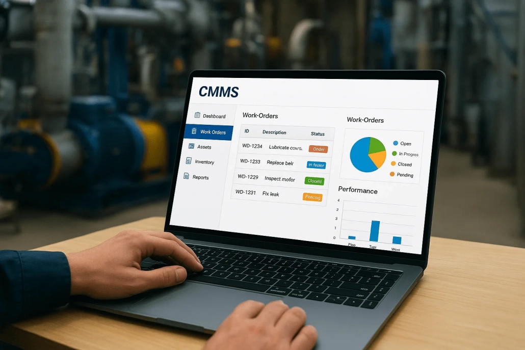 استفاده از سامانه‌های CMMS/EAM در مدیریت دستور کار نگهداری و تعمیرات