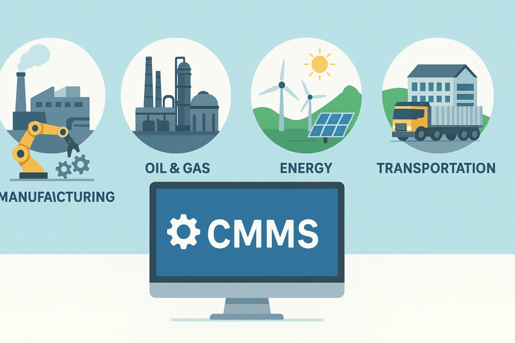 کاربرد نرم‌افزار CMMS در صنایع مختلف